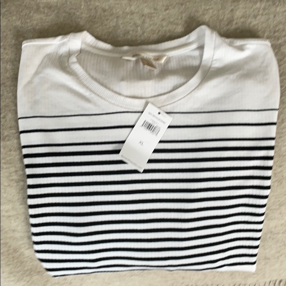 Banana Republic Shirt Black and White